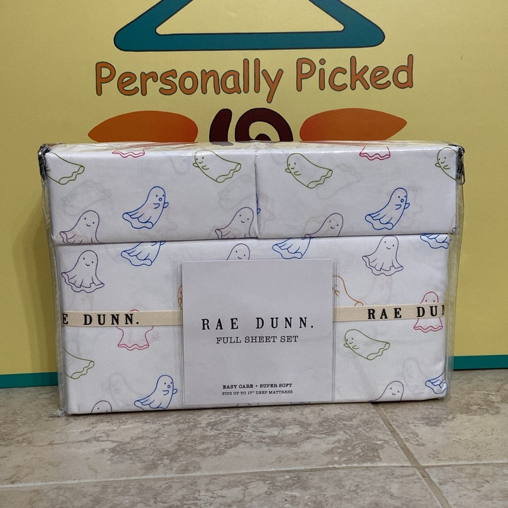 Rae Dunn GHOST Full Sheet Set